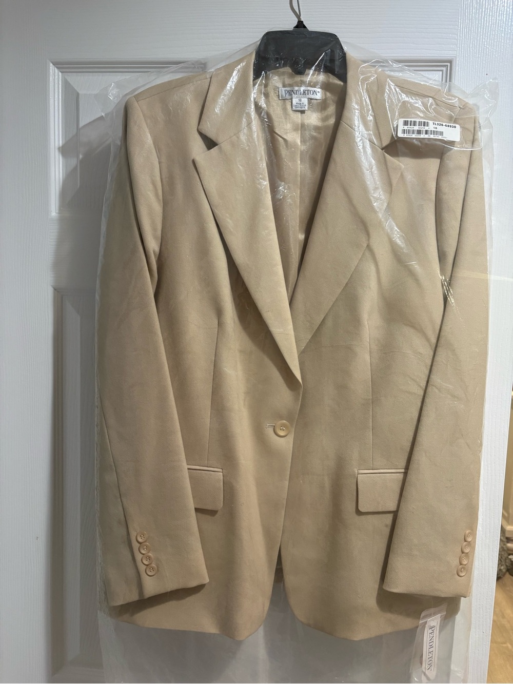 PENDLETON   Light Beige Single-Breasted Blazer nwt
100 % virgin wool